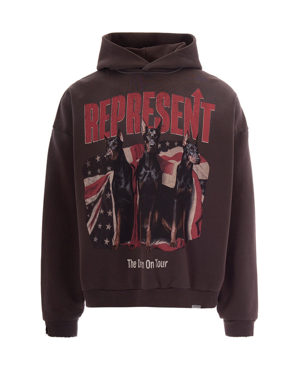 Hoodie American Dream Tour Black Cotton Sweatshirts