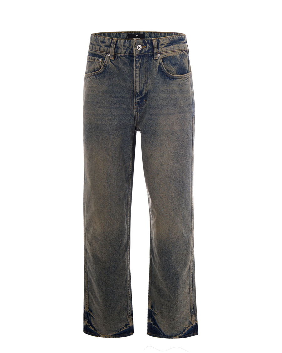 Jeans R3 Baggy Blue Cream Cotton