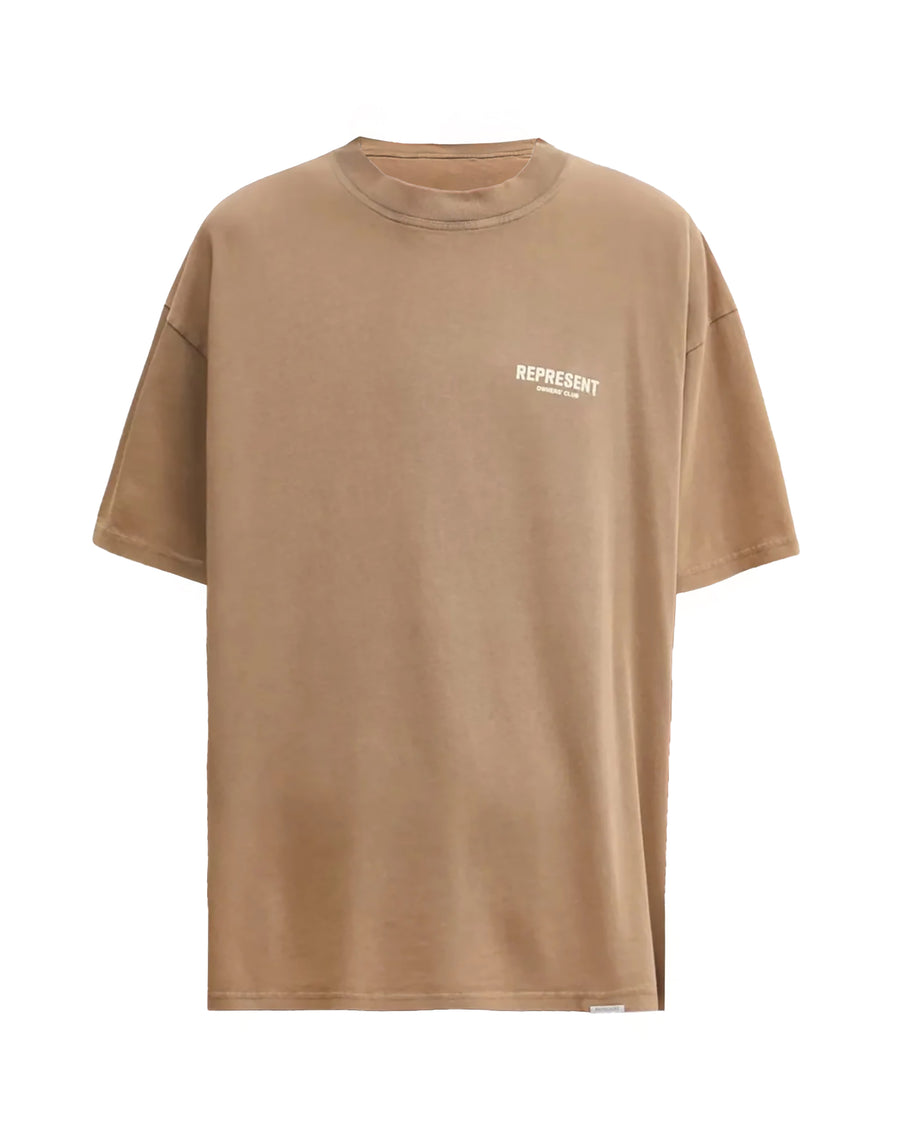 T-Shirt Owners Club Almond Cotton T-shirts