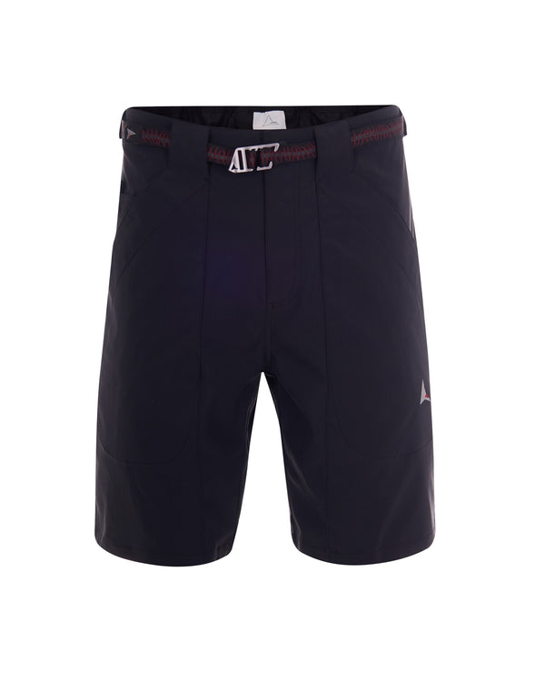 Bermuda Shorts Lalotte Black Self: Polyester