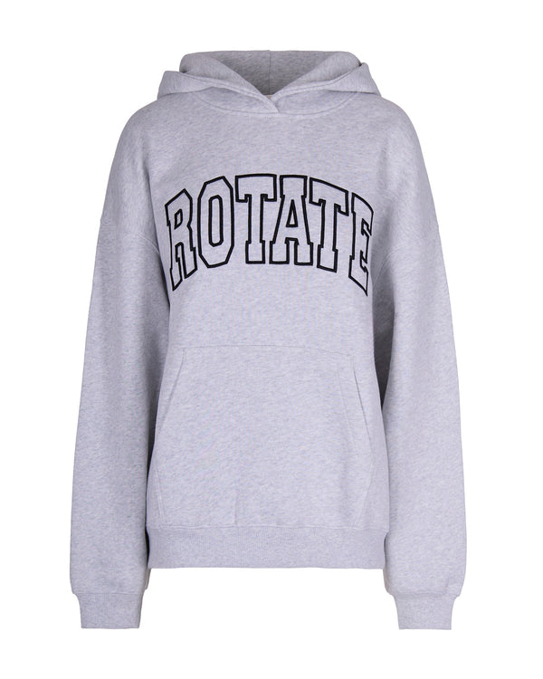Hooded Sweatshirt Heavy Sweat Light Grey Melange Sweatshirts