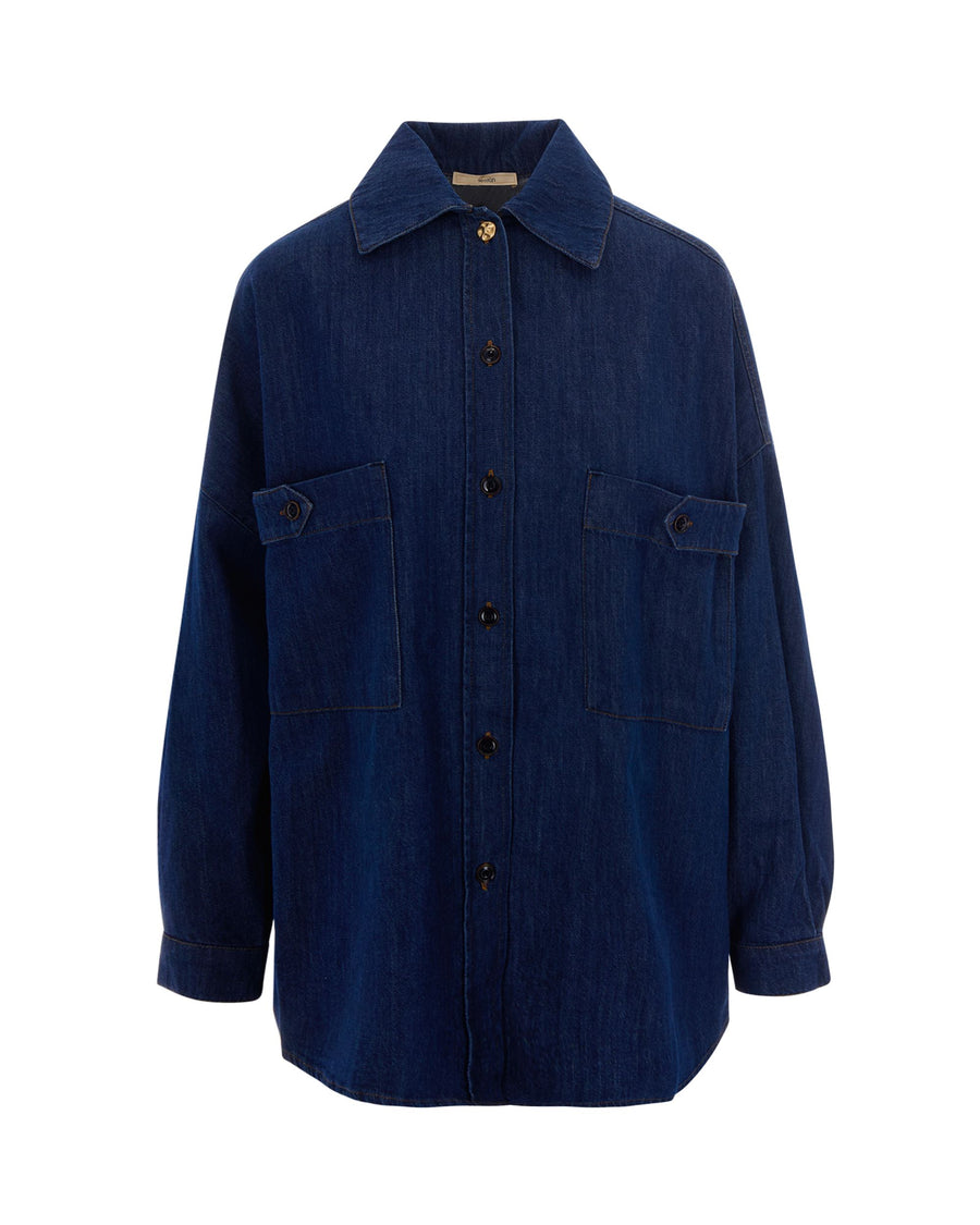 Overshirt Nevada Nautica Blue Cotton Shirt