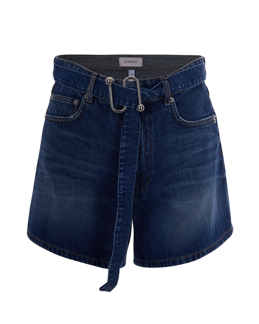 Denim Shorts Midnight Blue Cotton Trousers