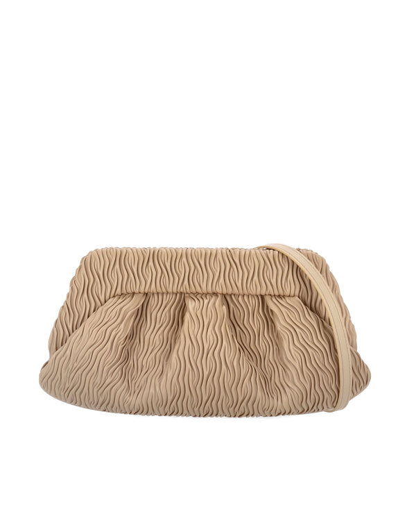 Baguette Bag Bios Sand Cotton Clutch