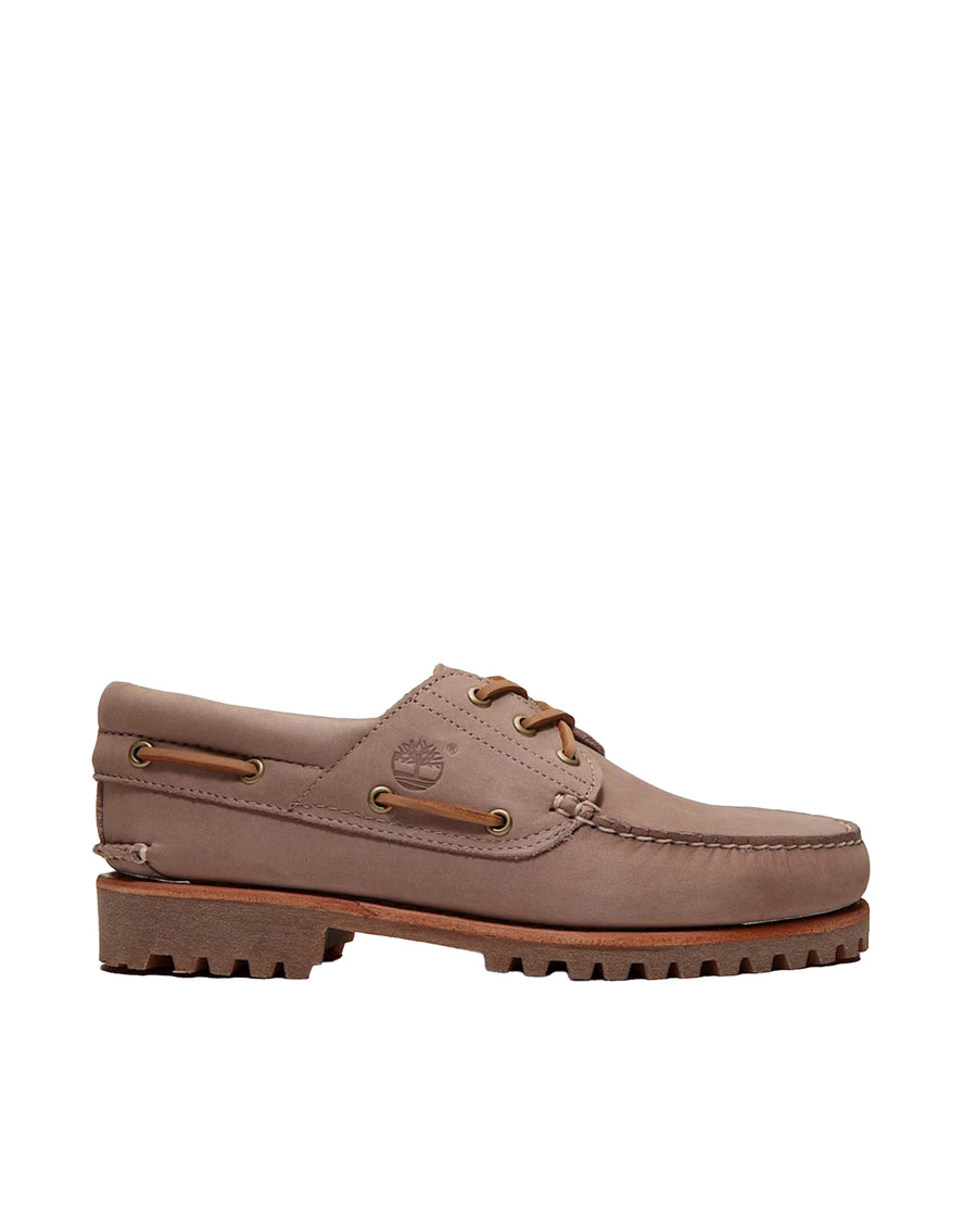 Boat Shoe Lake House 3-Eye Lug Light Purple Nubuck Leather Loafers