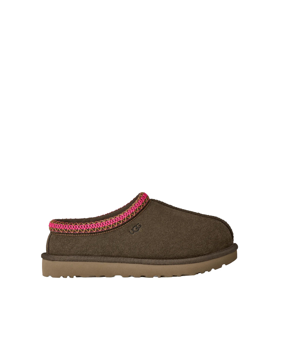 Clog Tasman Ii Dense Smoke Upper: Leather Slippers
