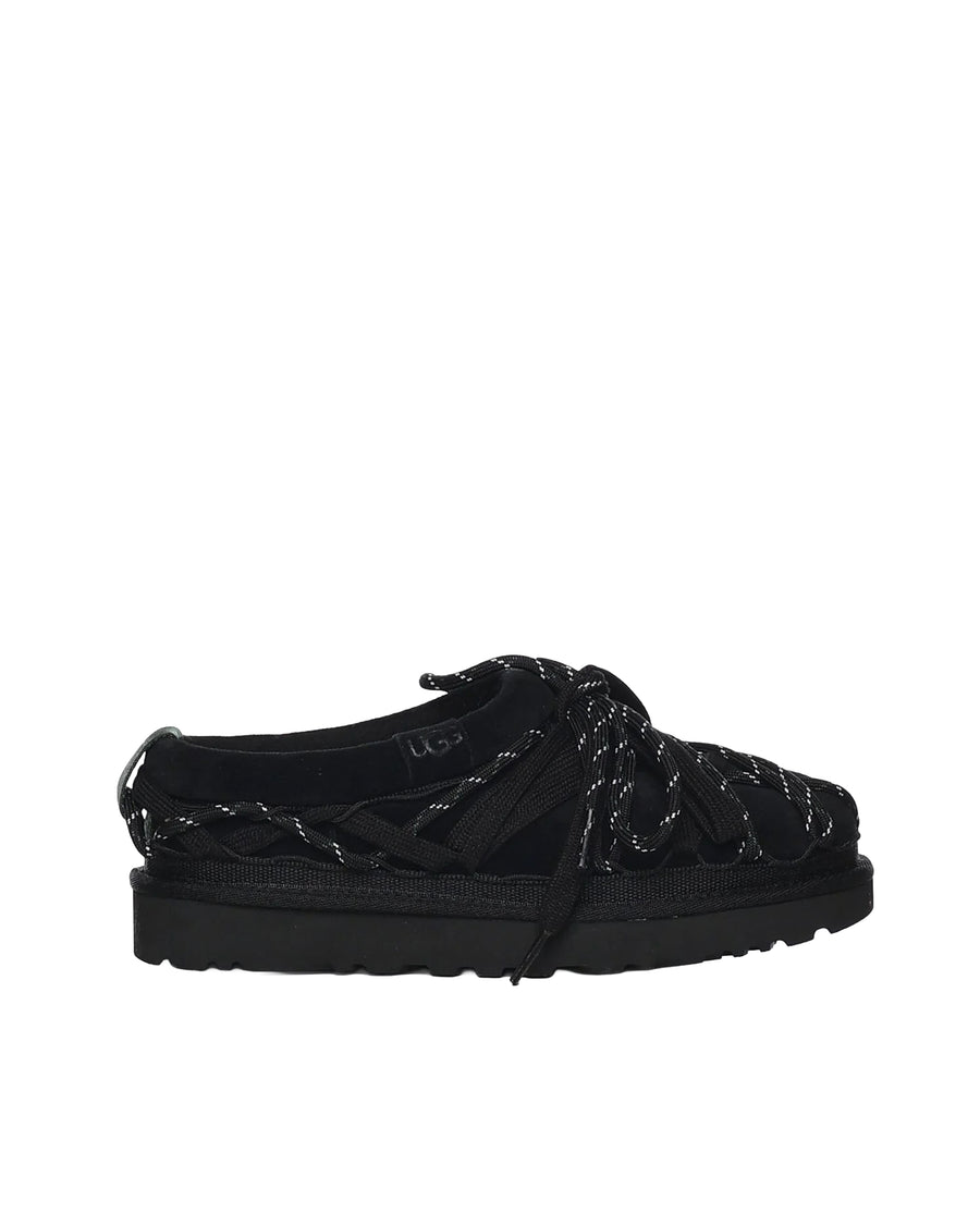 Slip-On Tasman Lace Black Upper: Leather Slippers