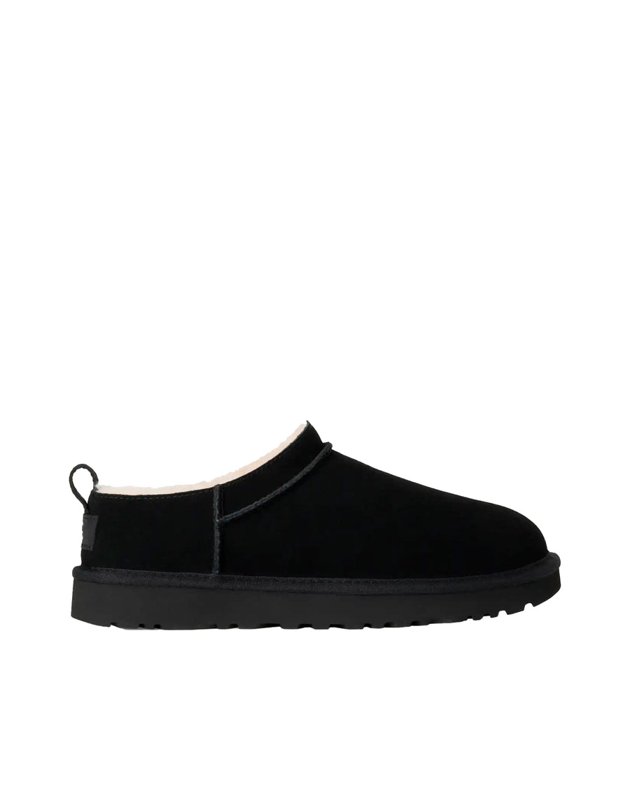 Slippers Classic Micro Black Upper: Leather; Outsole: Eva