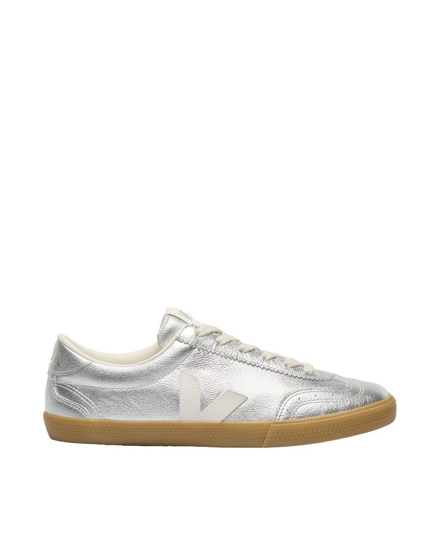 Sneakers Volley Leather Silver-White-Natural Silver/white/natural Trainers