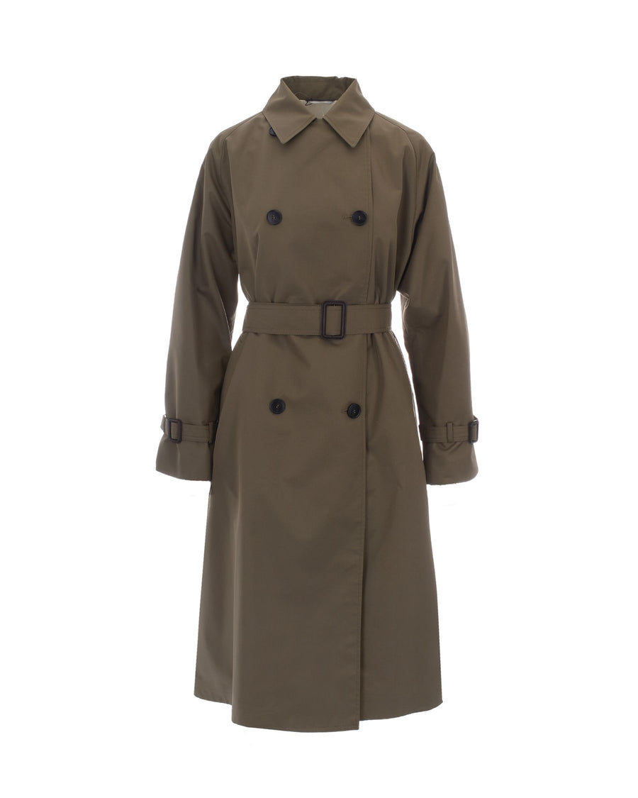 Trench Coat Taupe Cotton & Raincoats