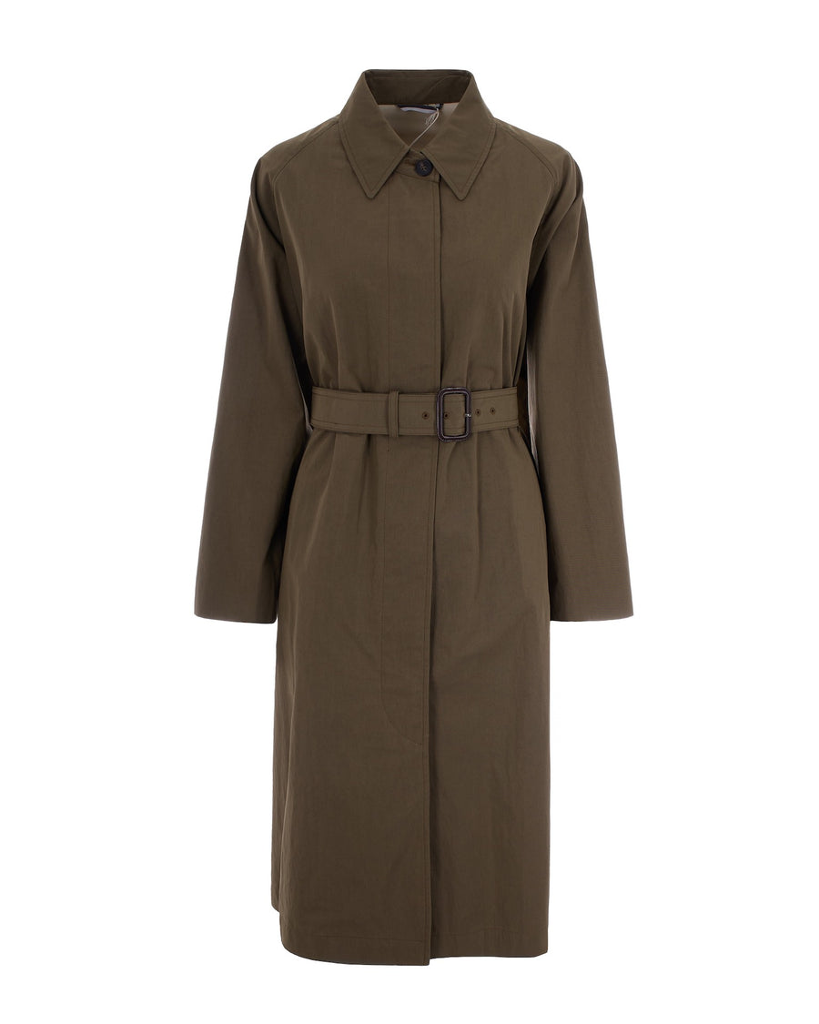 Trench Coat Gabardine Taupe Cotton & Raincoats