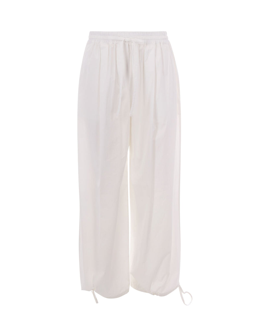 Trousers Balloon Ivory Linen