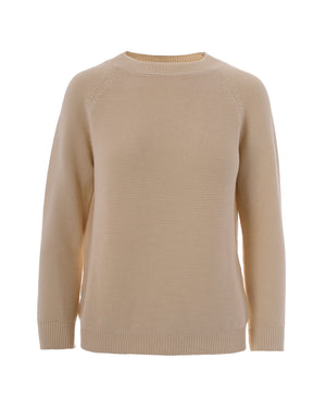 Knit Jumper Ecru Cotton Jumpers