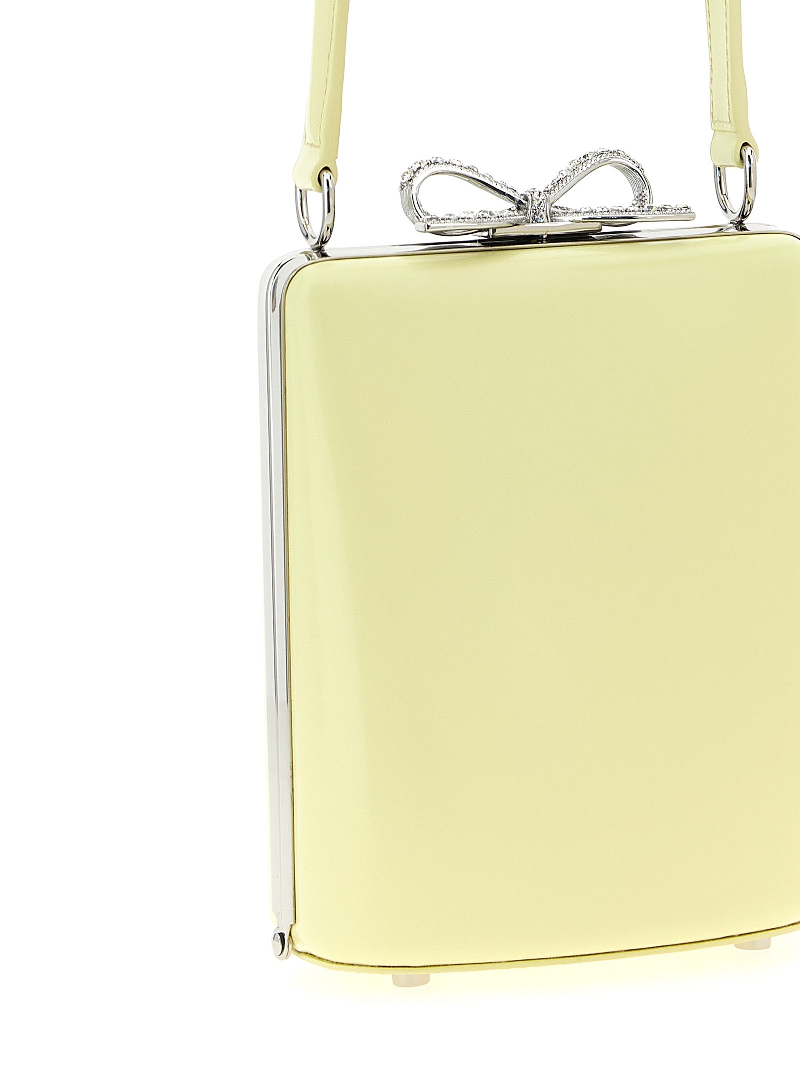 Yellow leather bag handbag Hand