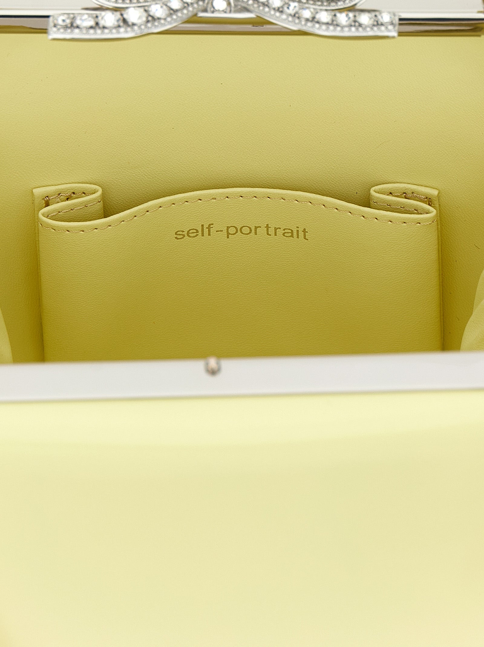 Yellow leather bag handbag Hand