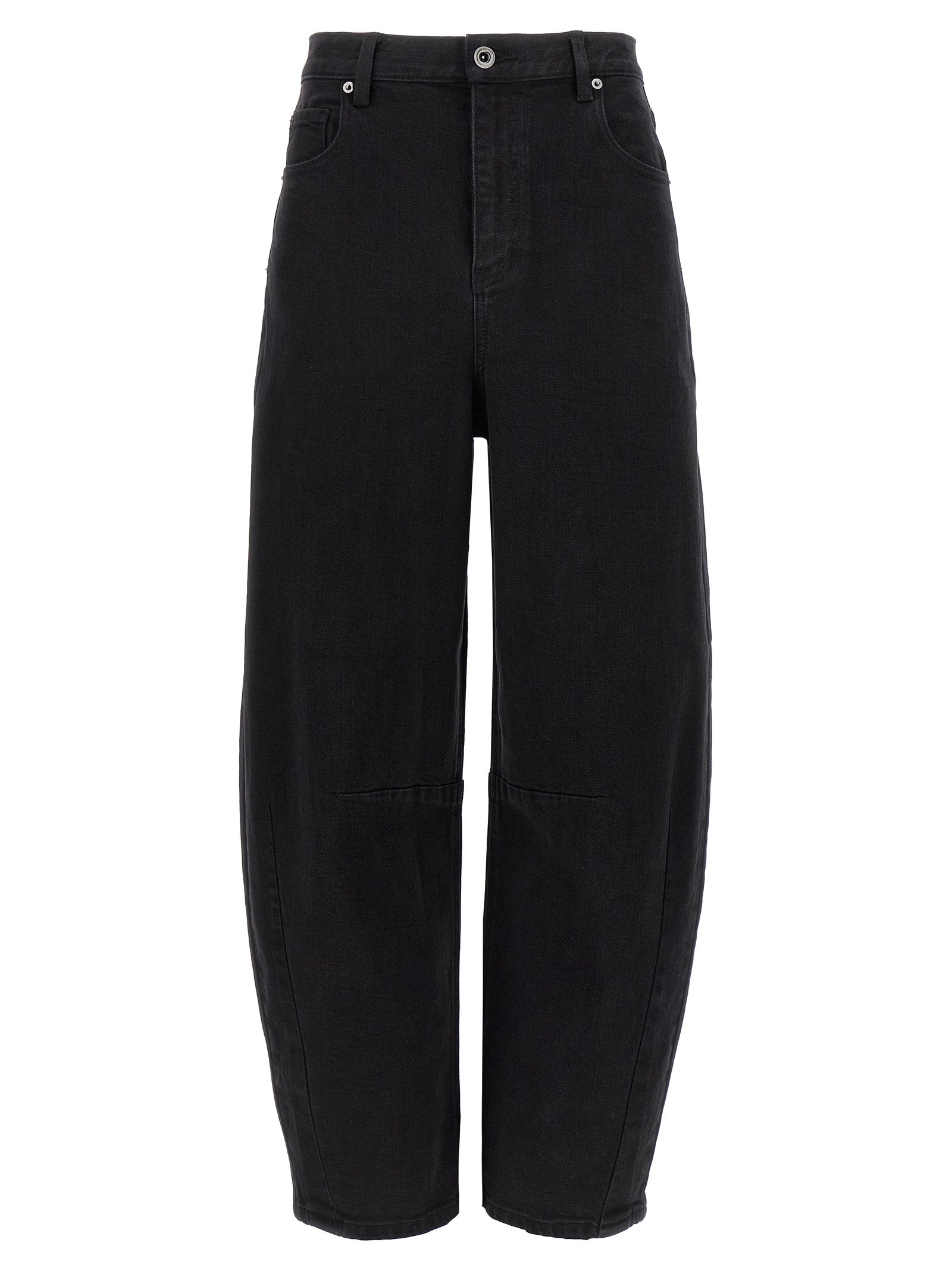 Black Barrel Leg jeans Cotton