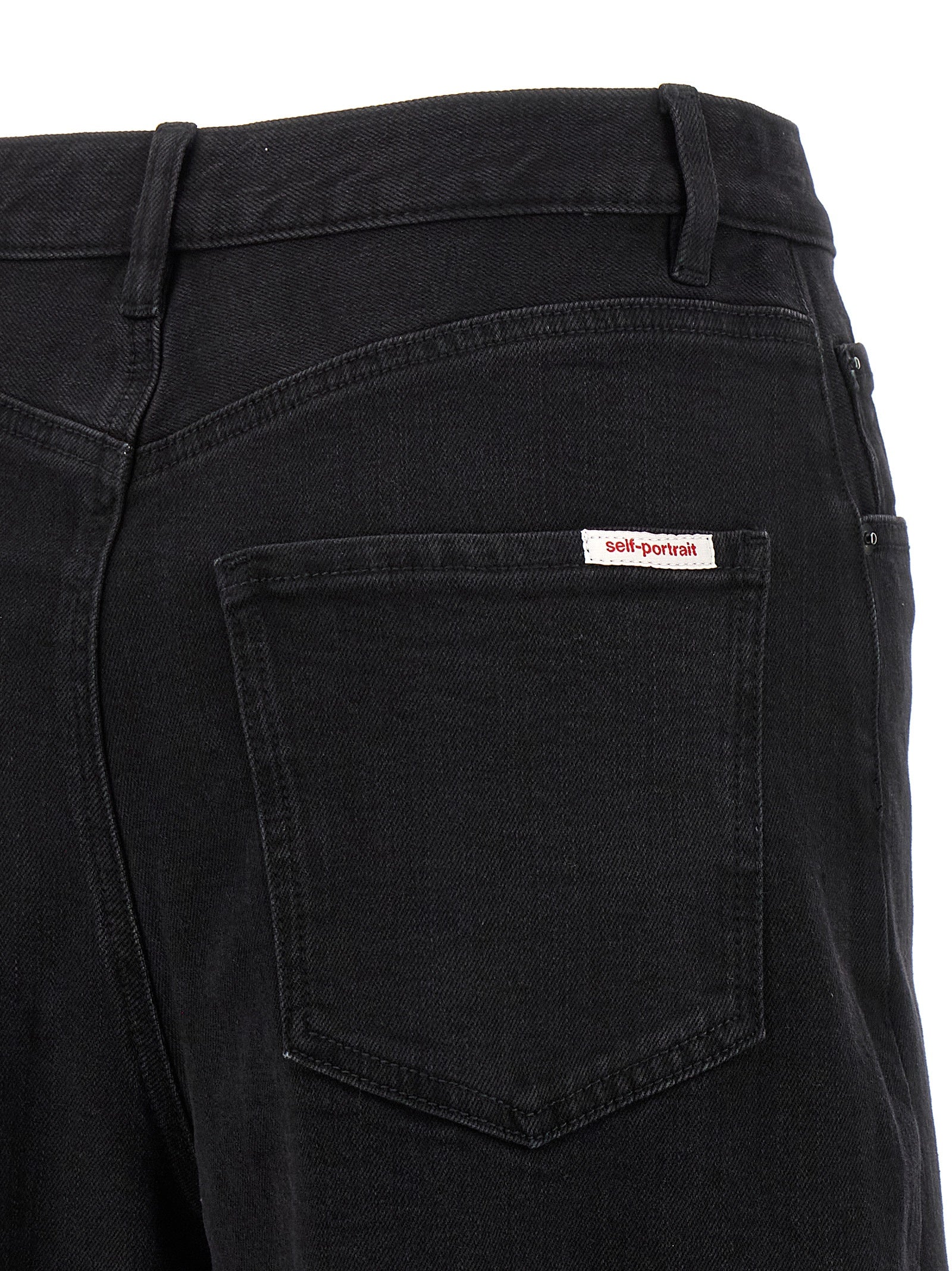 Black Barrel Leg jeans Cotton