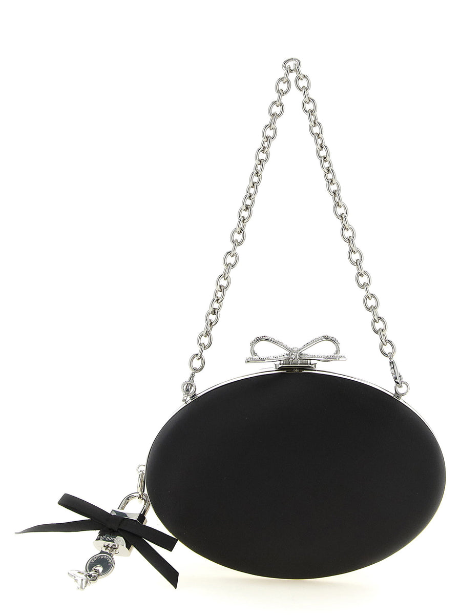 Self-Portrait Clutch — Black