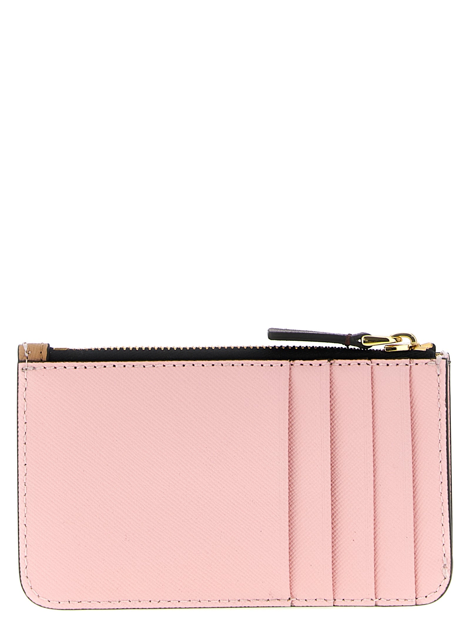 Saffiano leather cardholder Multicolor Calfskin (bos Taurus) Wallets, Card Holders