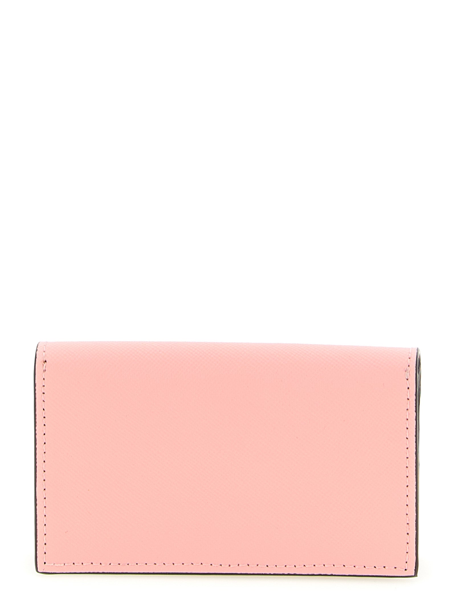 Logo business card holder Multicolor Calfskin Leather (bos Taurus) Wallets, Holders