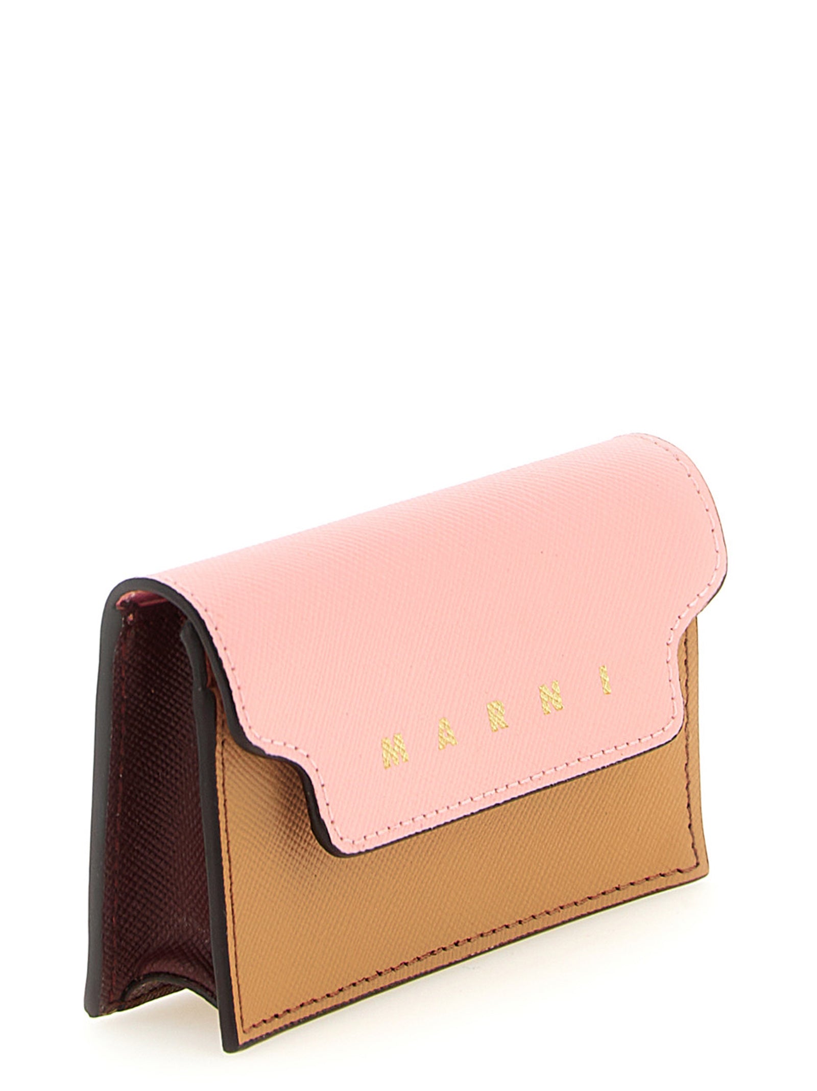 Logo business card holder Multicolor Calfskin Leather (bos Taurus) Wallets, Holders