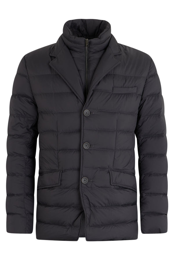 Quilted Jacket Charcoal Grey Polyamide Padded & Down