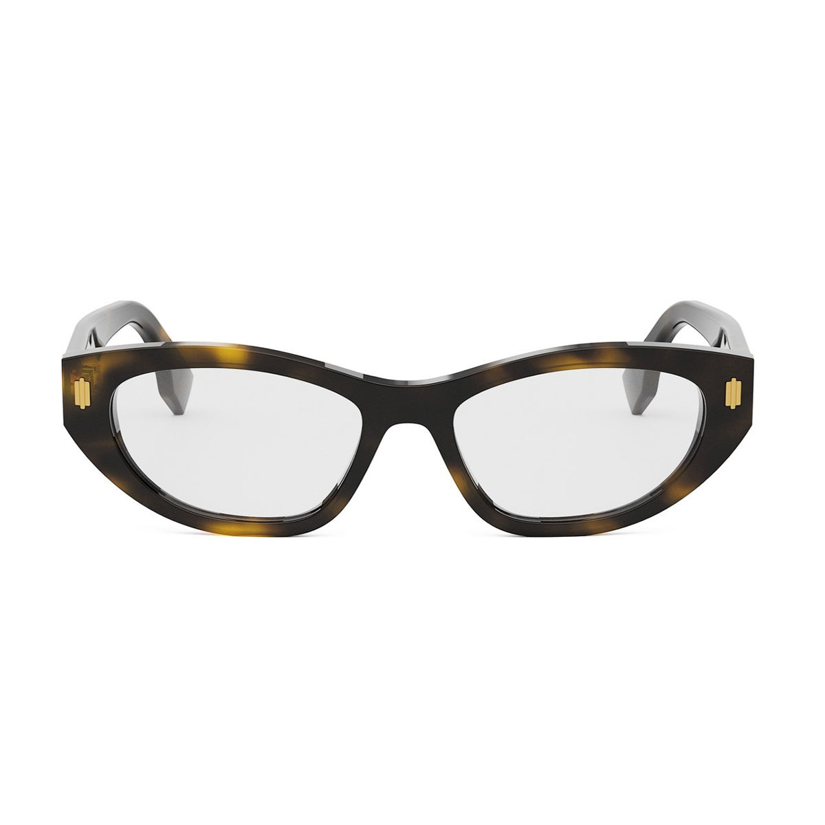 Fendi FE50119I Roma 052 Havana Marrone Acetate Occhiali Da Vista