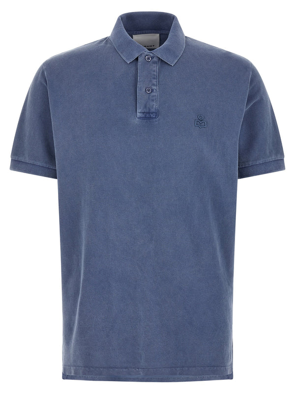 Marant Afko Polo Shirt — blue