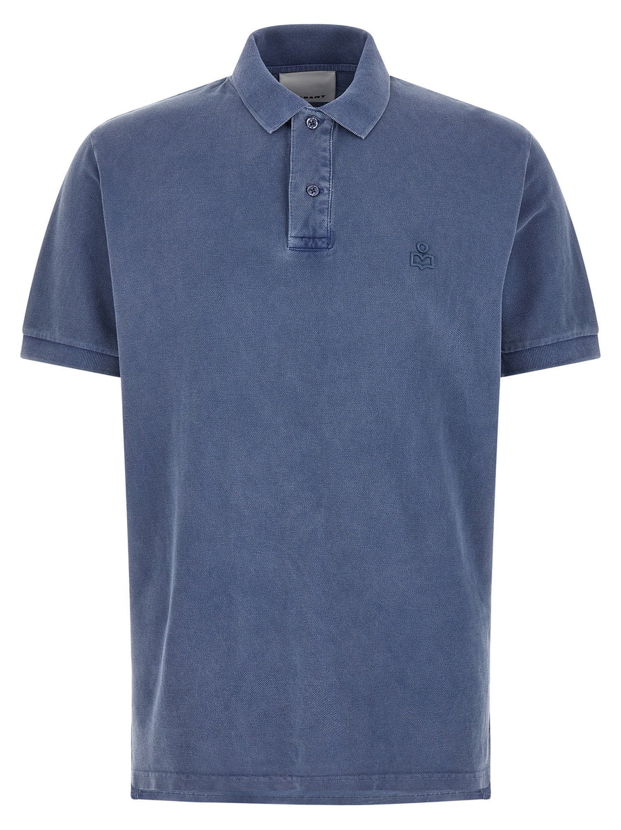 Marant Afko Polo Shirt — blue