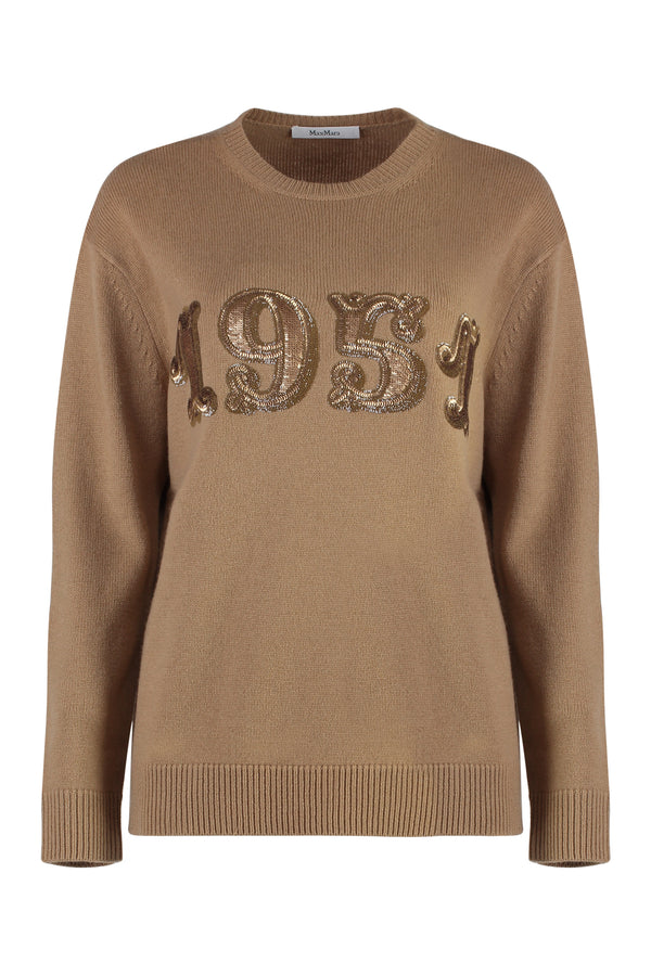 Plata Wool And Cashmere Sweater Camel