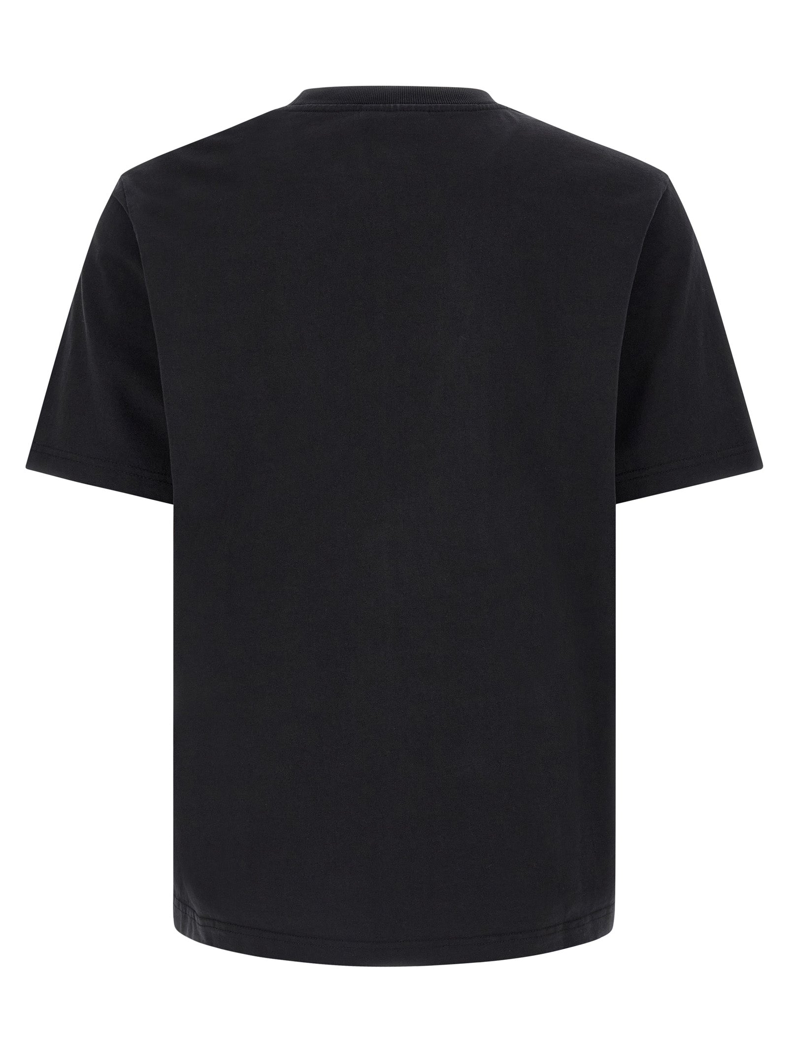 Grey Fox Head T-shirt Black Cotton