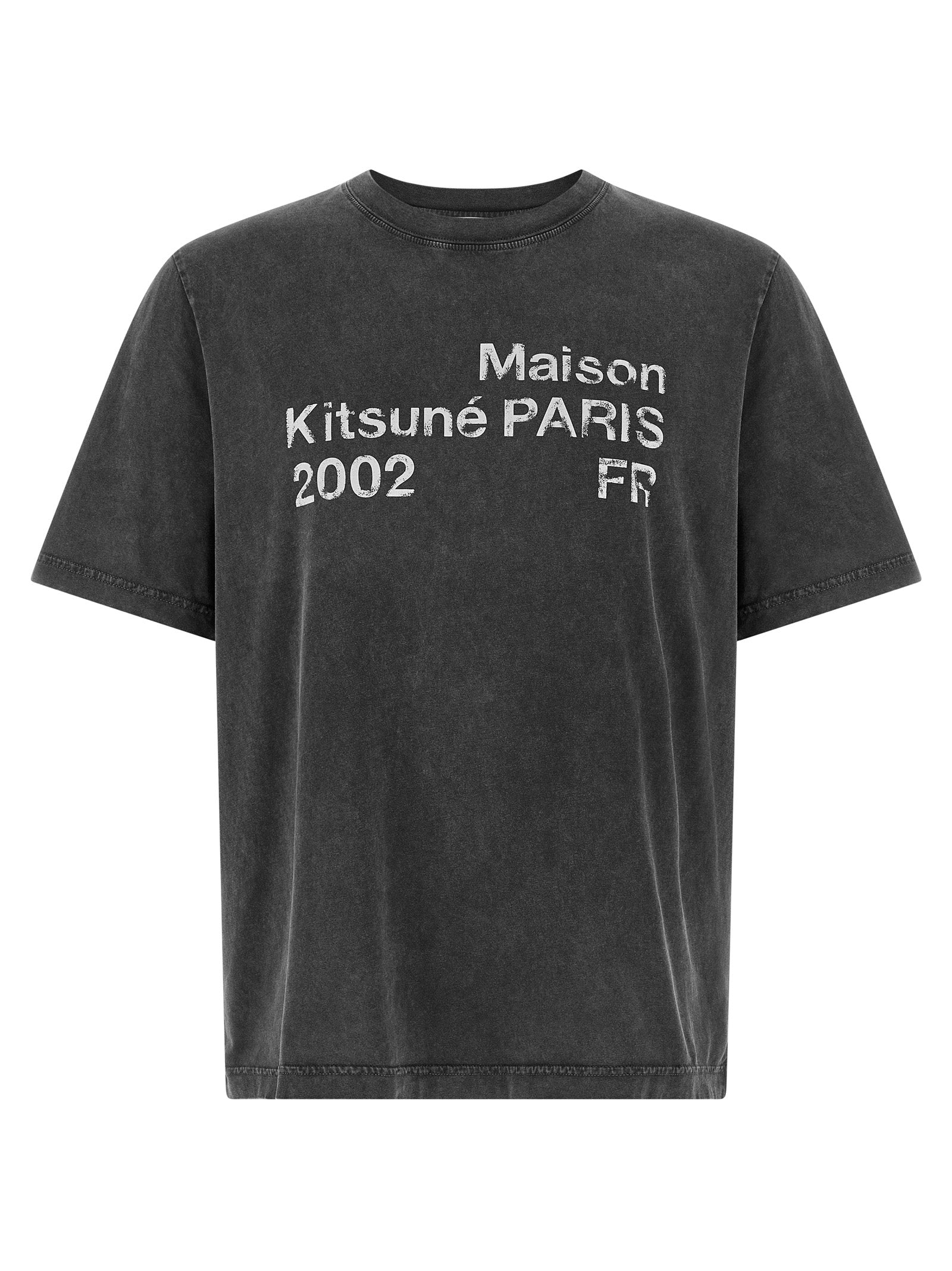 Maison Kitsuné Paris 2002 T-shirt Black Organic Cotton