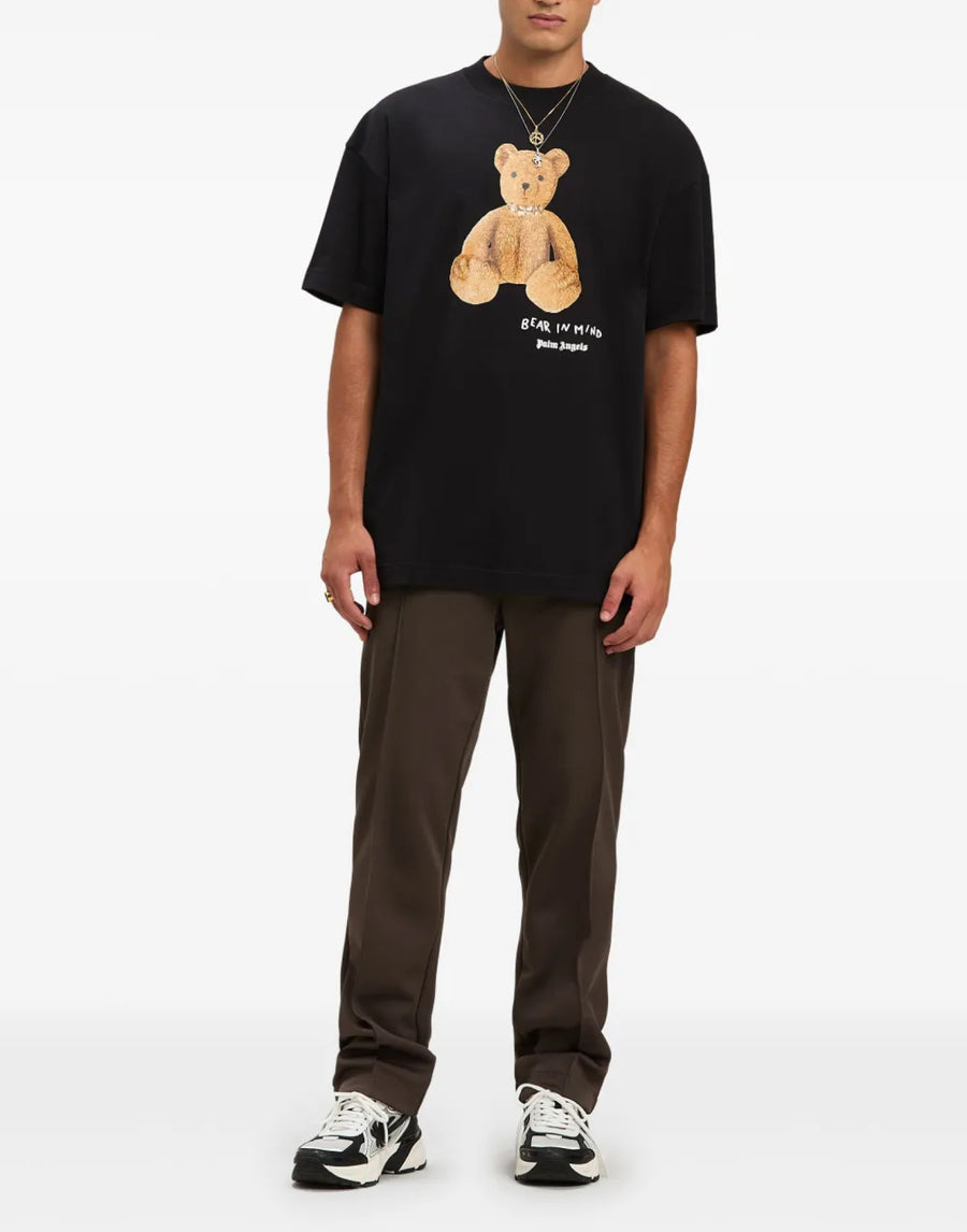 Palm Angels 100% Cotton t-shirt in black