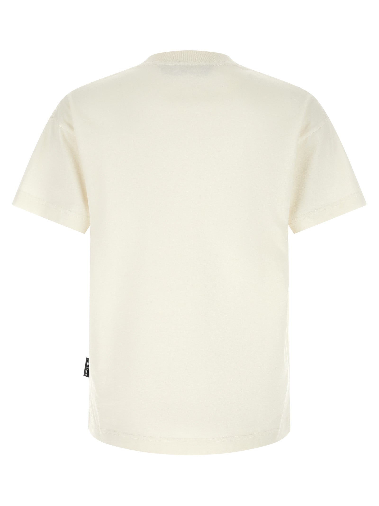 Neck Logo T-shirt White/black Cotton
