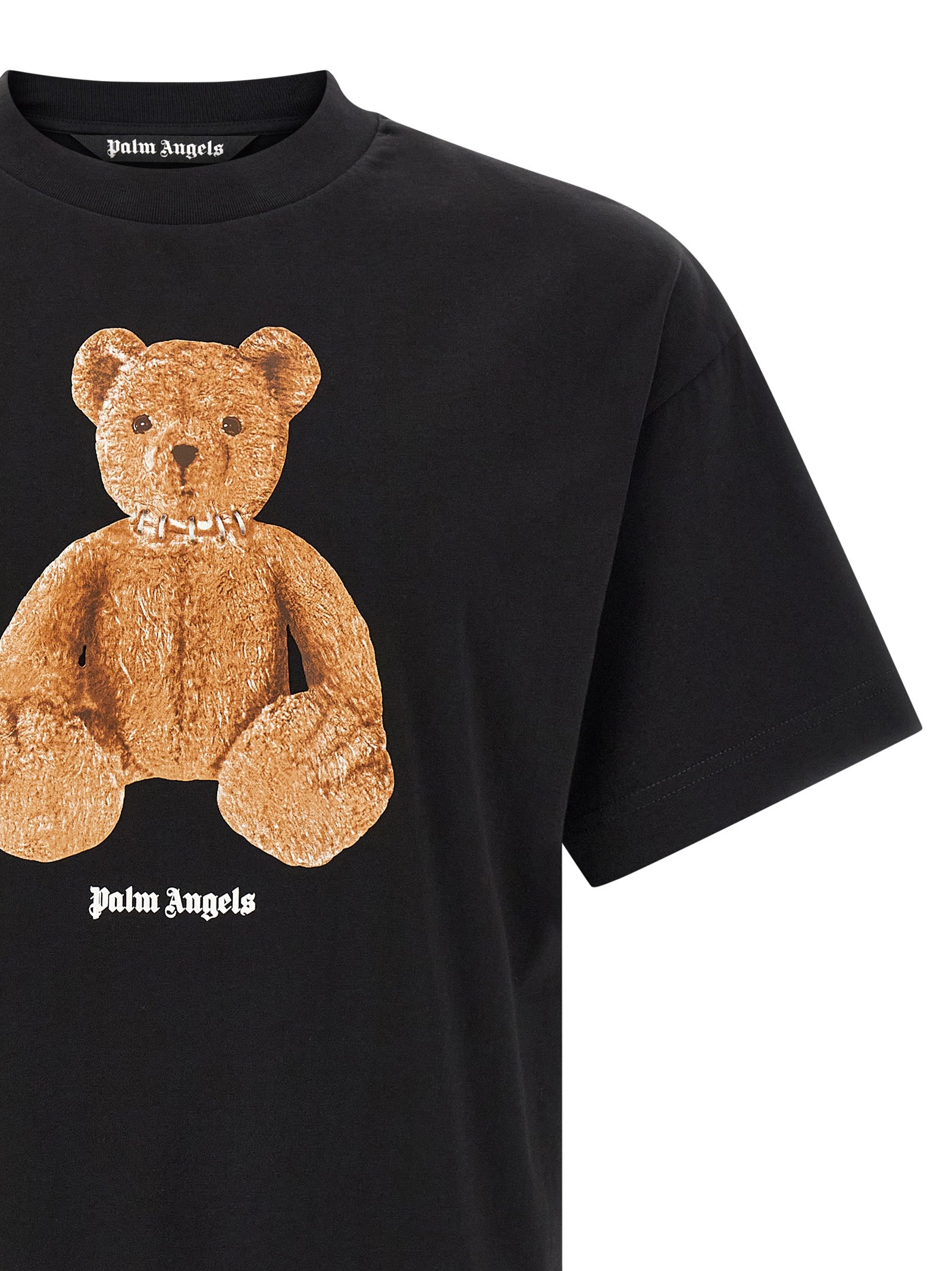 Bear T-shirt Black Cotton
