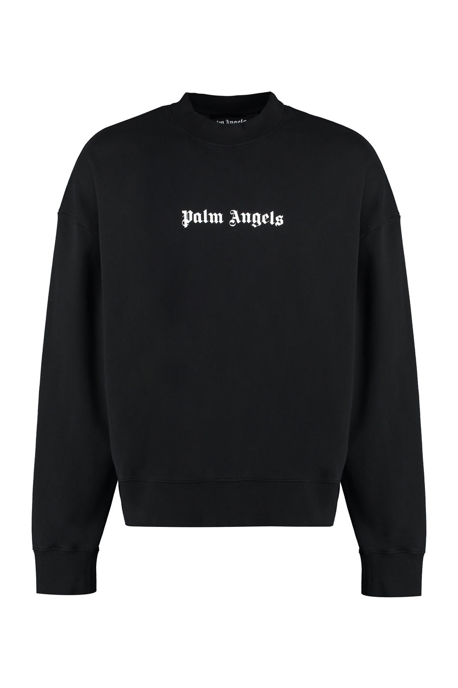 Cotton Crew-Neck Sweatshirt Black Sweatshirts