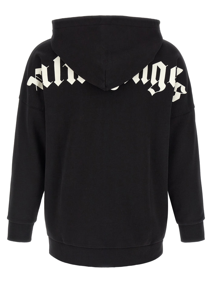 Classic Logo hoodie White/black Cotton Sweatshirt