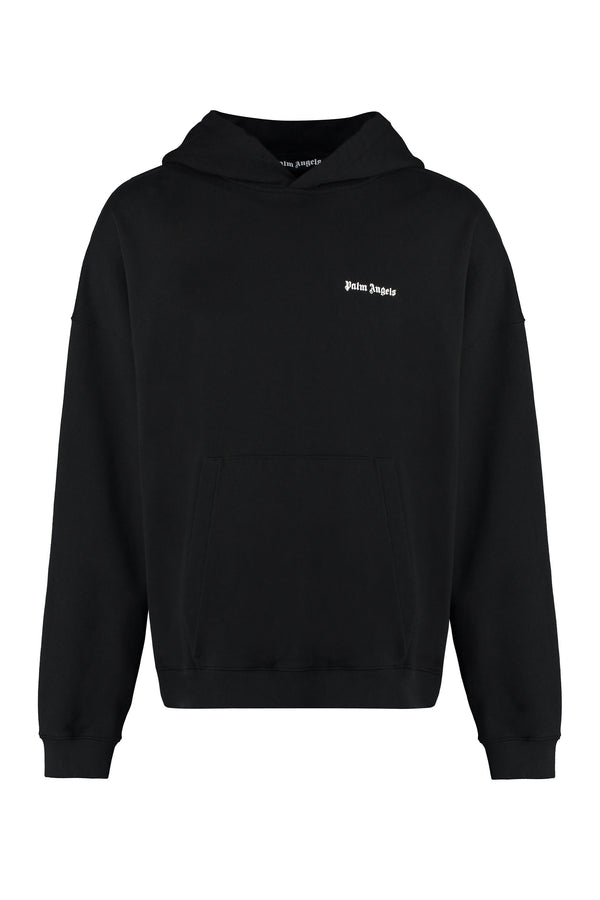 Hooded Sweatshirt Black Cotton Jumpers