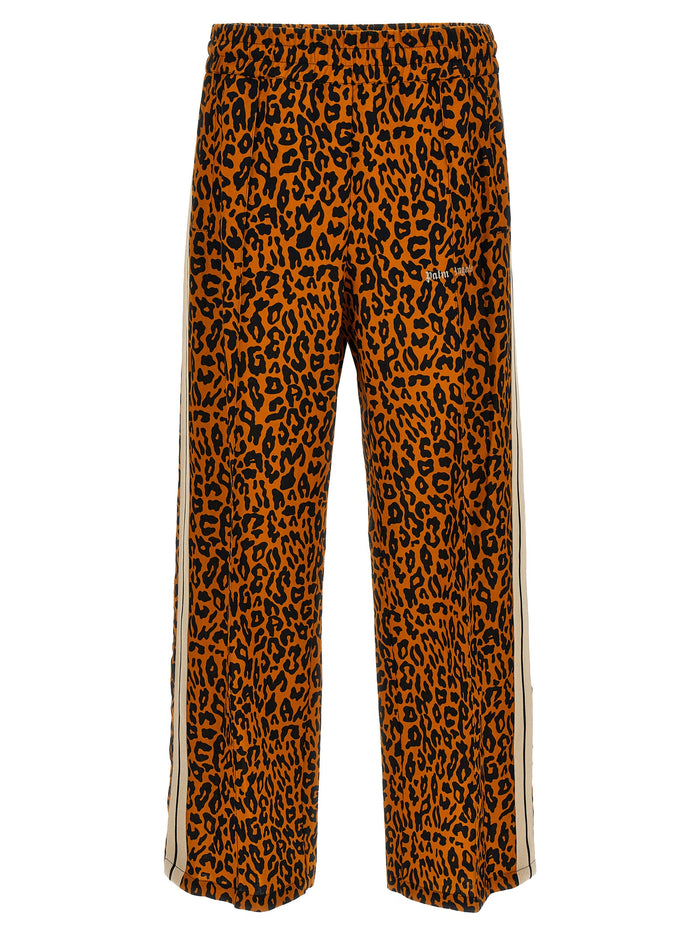 Cheetah Track joggers Multicolor Linen Pant