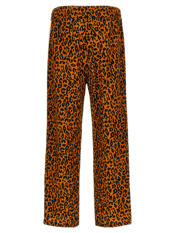 Cheetah Track joggers Multicolor Linen Pant