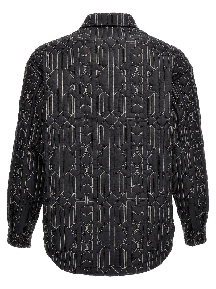 All Monogram Quilted Dover jacket Gray Polyamide Down Jacket, Parka, Casual