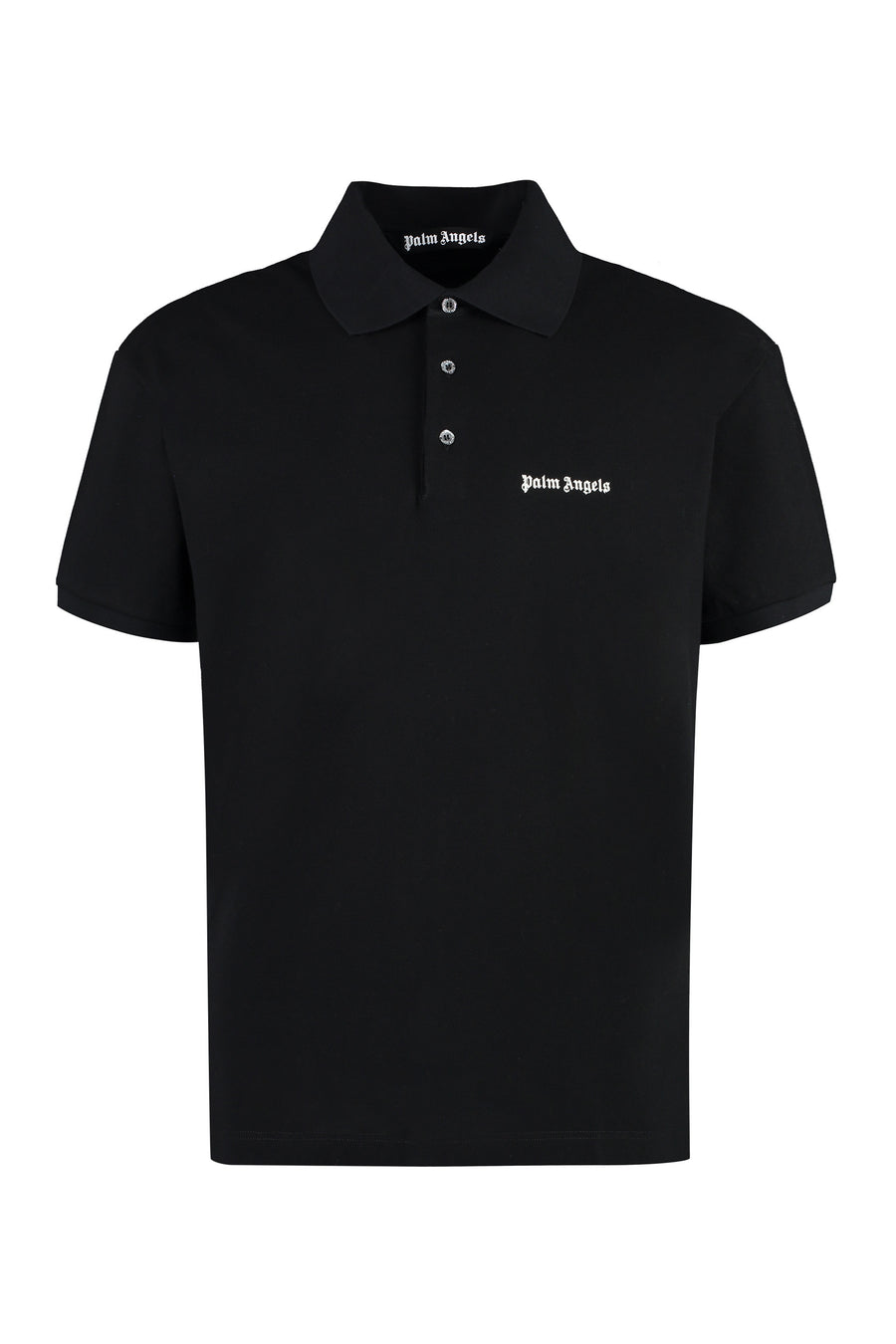 Cotton Piqué Polo Shirt Black