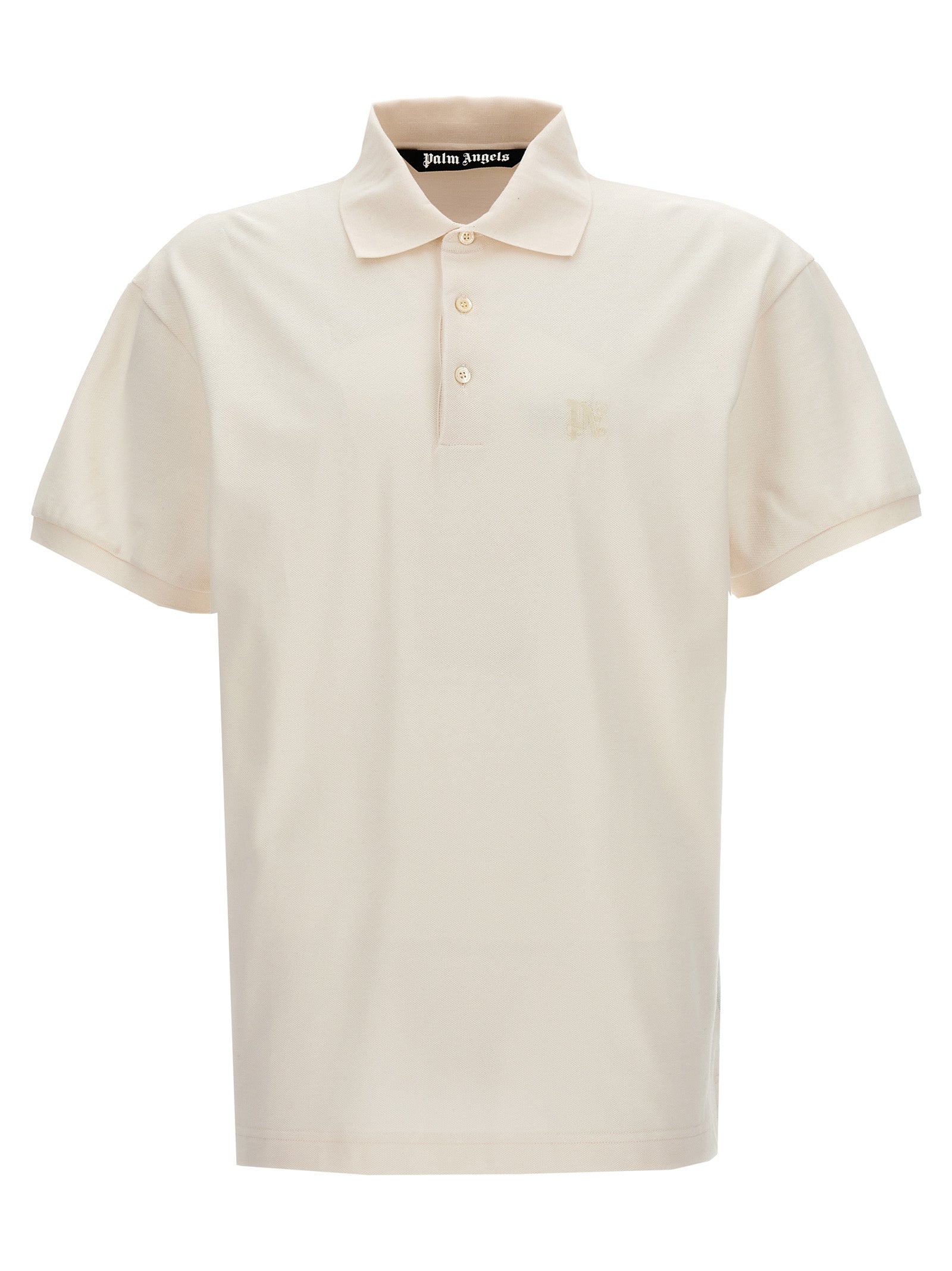 Monogram polo shirt White Polyester