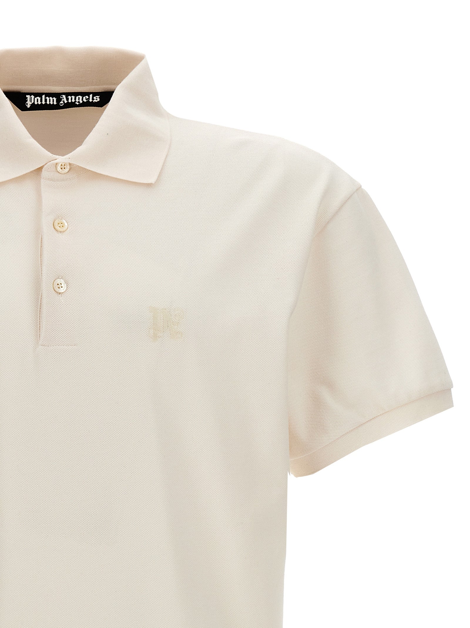 Monogram polo shirt White Polyester