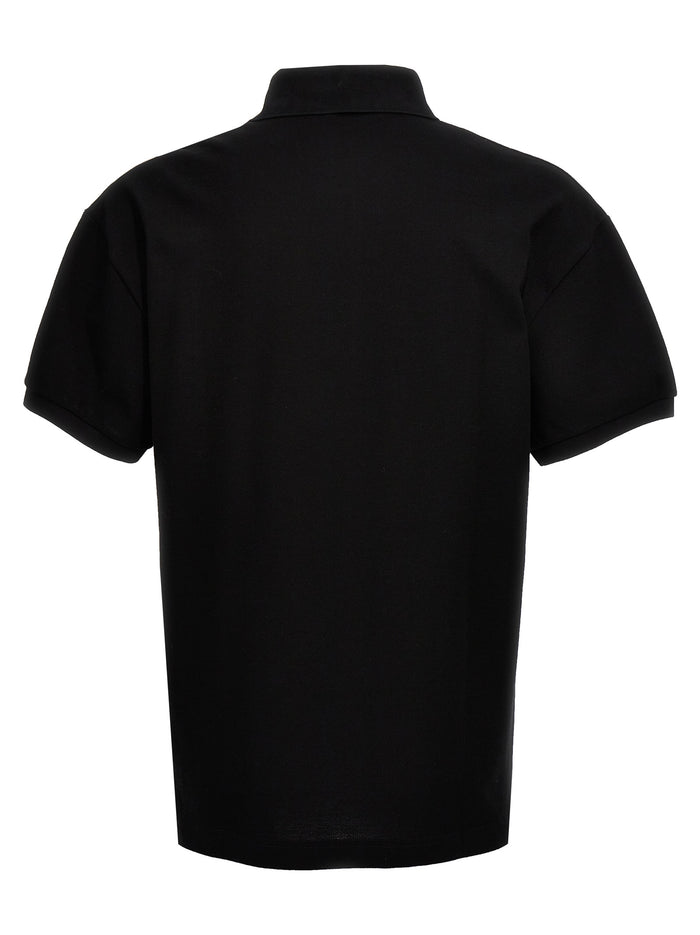 Monogram polo shirt Black Polyester