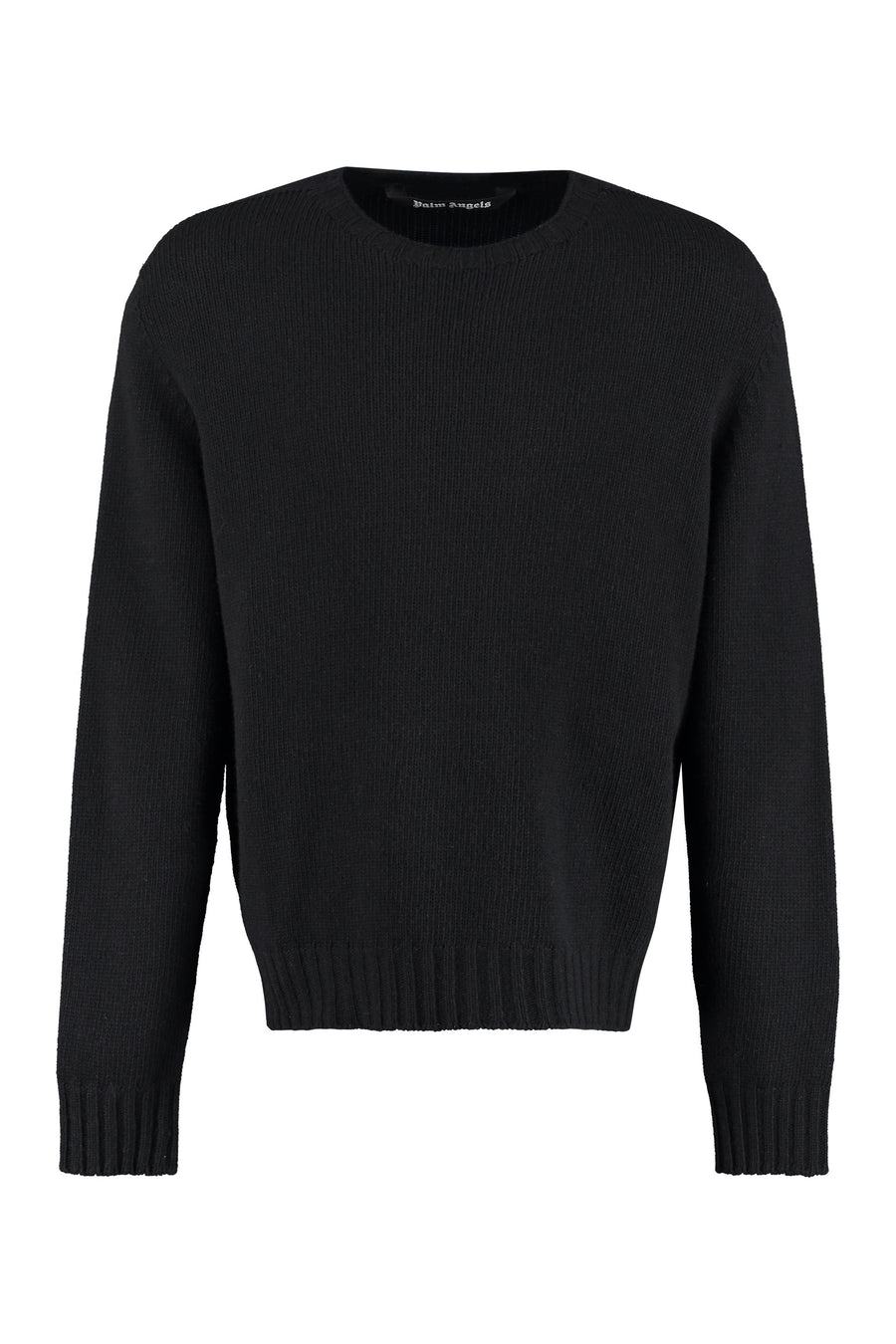 Wool-Blend Ribbed Pullover Black Sweatshirts