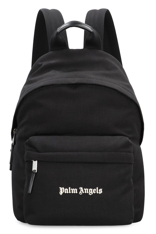 Logo Backpack Black Polyamide Backpacks