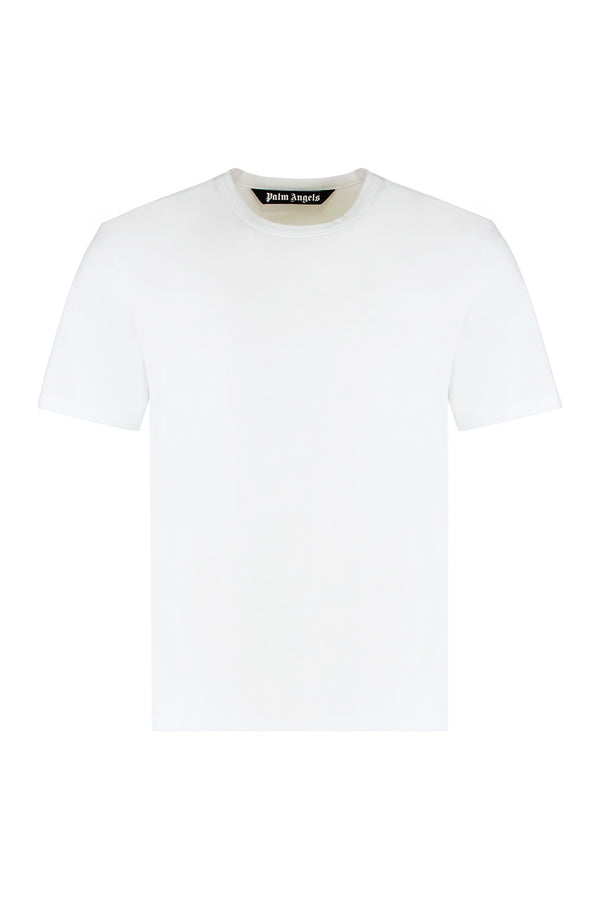 Set Of Three Cotton T-Shirts White