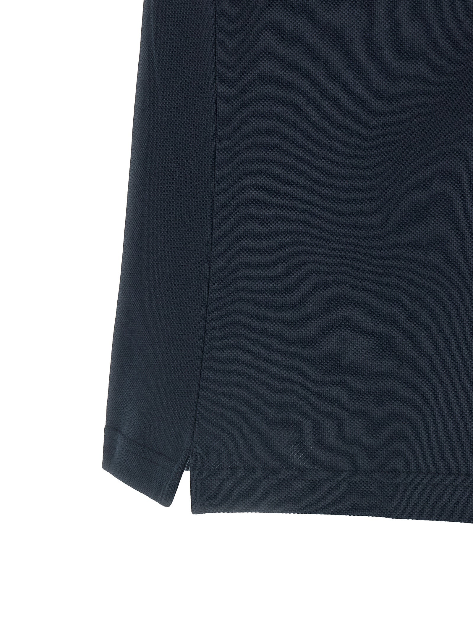 Piqué cotton polo shirt Blue
