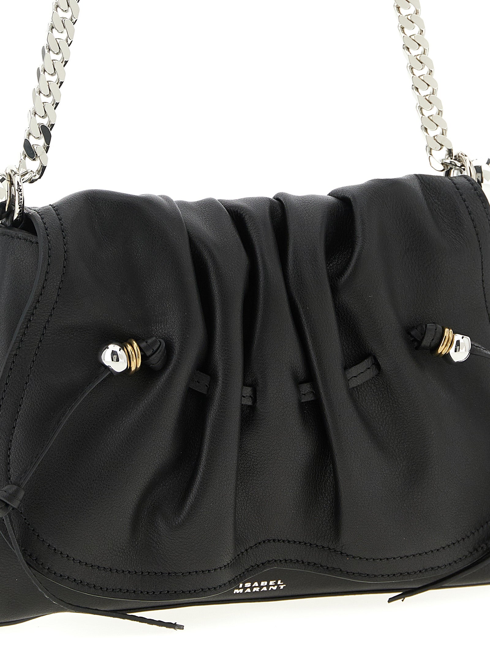 Bolton shoulder bag Black Calfskin Leather (bos Taurus)